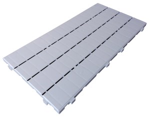 Loseta de plastico color blanco