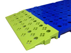 Rampa para losetas de plástico