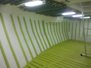 Revestimiento alimentario del interior de cámara frigorífica